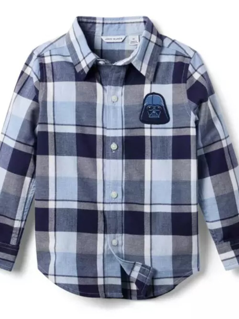 Janie and Jack x Star Wars - Darth Vader Plaid Button-Down Shirt